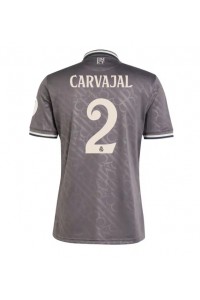 Real Madrid Daniel Carvajal #2 Fotballdrakt Tredje Klær 2024-25 Korte ermer